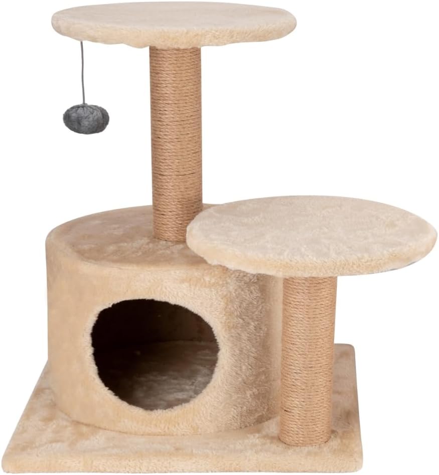 Chalesco Arranhador Torre Dupla Roma Para Gatos
